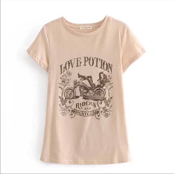 Love Potion Rider Chic Graphic Tee - Picture 6 of 7